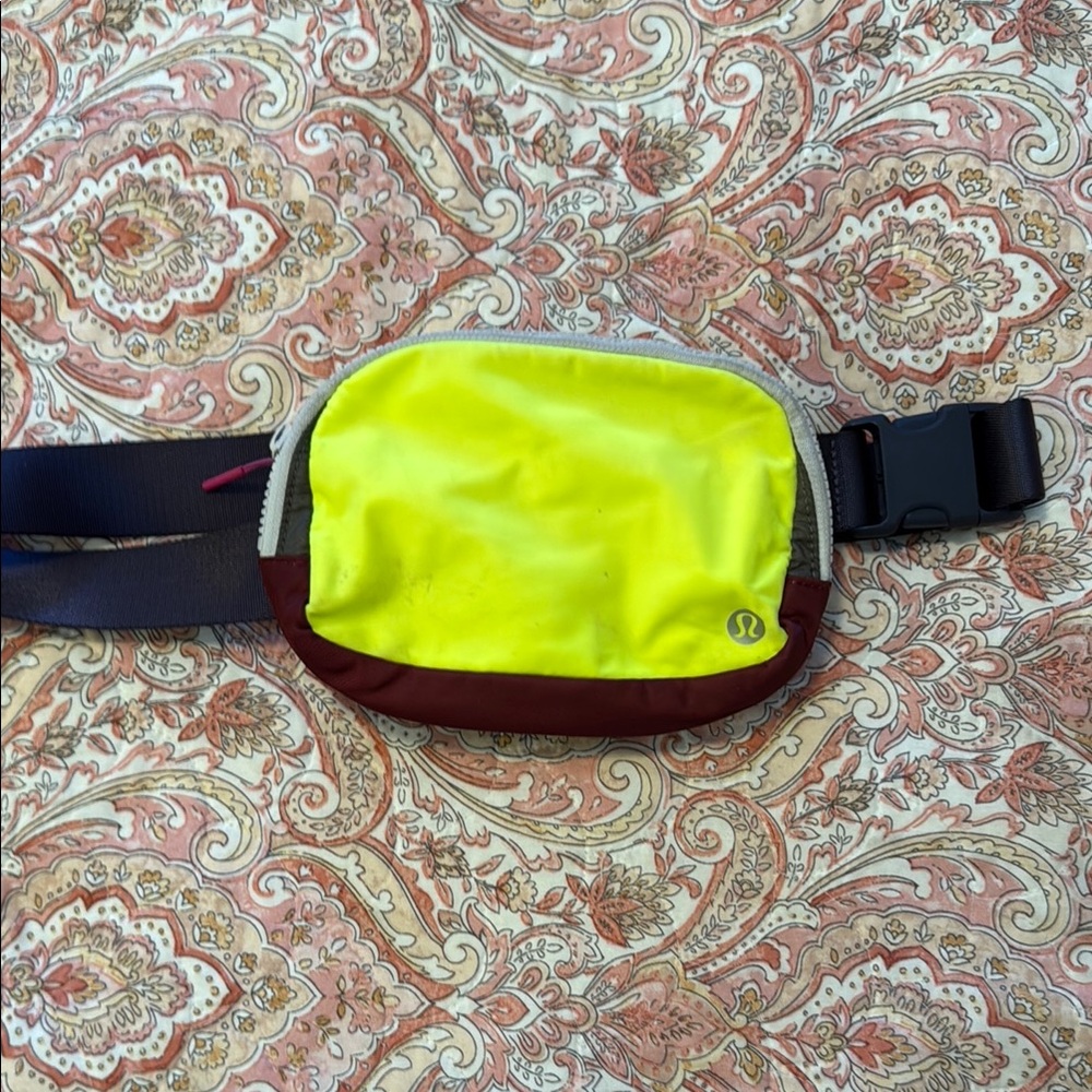 lululemon athletica Yellow and Brown Men's Bag